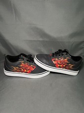 Tênis Heelys Pro 20 estampas HES10337, preto/vermelho/chamas. Tamanho 7. comprar usado  Enviando para Brazil