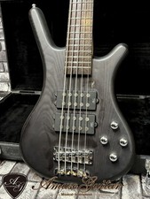 Warwick Rockbass Corvette $$ 5º 2021 Nirvana cetim preto com estojo do Japão, usado comprar usado  Enviando para Brazil