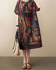 Ethno muster kleid gebraucht kaufen  Erfurt