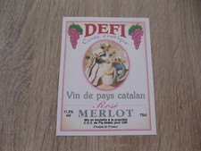 étiquette vin cuvée d'occasion  Sainte-Marie