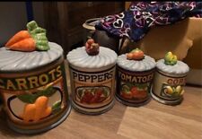 Ceramic canister set for sale  Cordova