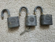 Conjunto de 3 travas de latão Yale (1 chave) comprar usado  Enviando para Brazil