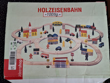Kinder holzeisenbahn zug gebraucht kaufen  Jettingen