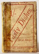 Platos sabrosos: hechos de recetas probadas libro de cocina antiguo de 1889 RARO segunda mano  Embacar hacia Argentina