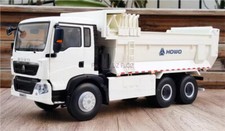 para Sinotruk para HOWO para caminhão basculante TX branco 1:24 caminhão modelo pré-construído comprar usado  Enviando para Brazil