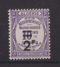 Algerie timbre taxes d'occasion  Sahurs