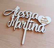 Cake topper personalizzato usato  Mugnano di Napoli