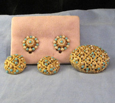 Gilt costume jewellery for sale  BROMYARD