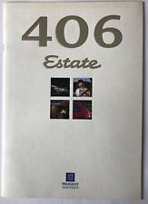 Folheto de vendas de carros Peugeot 406 Estate 1997 sobre gasolina e diesel incluindo V6, usado comprar usado Folheto de vendas de carros Peugeot 406 Estate 1997 sobre gasolina e diesel incluindo V6, usado comprar usado  Enviando para Brazil