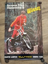 Vintage bultaco poster for sale  Stevenson Ranch