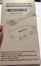 Adaptador composto de áudio e vídeo conversor HDMI para AV  comprar usado  Enviando para Brazil