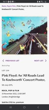 Pink floyd roads for sale  THORNHILL