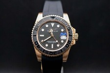 Usado, Seikmod Yachtmaster Rose Gold NH35 Aut Ceramic Bezel Rubber Strap 40mm comprar usado  Enviando para Brazil