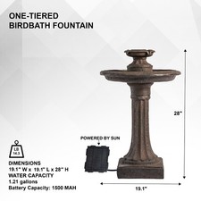 Solar water fountain for sale  Temecula