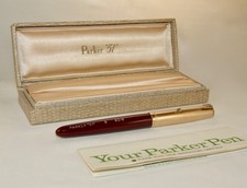 CANETA TINTEIRO VINTAGE PARKER 51 PERSONALIZADA - ESTADO PERFEITO NOS - MARCAS DE GIZ - ESBOÇO LARGO NOVA NA CAIXA comprar usado  Enviando para Brazil