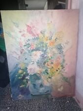 Bouquet fleurs peinture d'occasion  Vienne