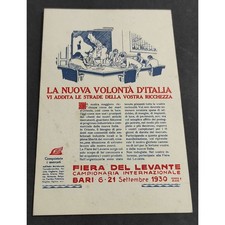 Cartolina bari fiera usato  Alessandria