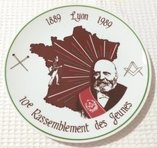 Piatto massoneria 1989 usato  Roma