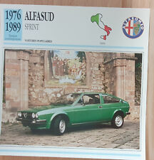 Alfasud sprint carte d'occasion  Franqueville-Saint-Pierre