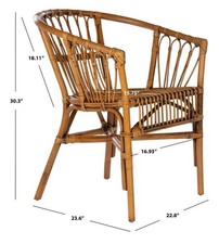 Safavieh adriana rattan for sale  Whitestown