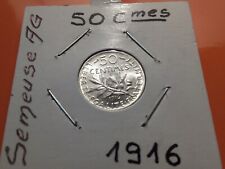 50cmes semeuse 1916 d'occasion  Dunkerque-