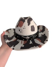 Cow print cowboy for sale  WELLS