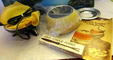 Conjunto de fondue elétrico vintage Oster com garfos colheita ouro modelo 691 ~ caixa original comprar usado  Enviando para Brazil