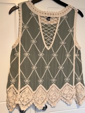 Green white lace for sale  BRIDGWATER