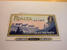 Ancien chocolat rialta d'occasion  Ittenheim