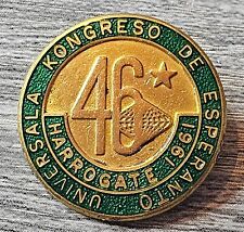 Esperanto association badge. for sale  BATH