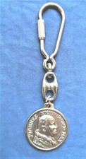 Portachiavi con medaglia usato  Napoli