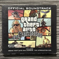 Grand Theft Auto: San Andreas Official Soundtrack 3-Disc Set 2 CDs GTA Intro DVD comprar usado  Enviando para Brazil