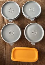 Conjunto Antigo 4 Tigelas Tupperware Little Wonder 1286 com 4 Tampas Amarelas 8oz 8162b-7 comprar usado  Enviando para Brazil