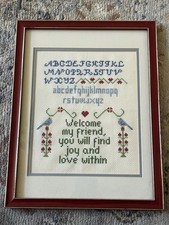 Handmade framed counted for sale  Turner
