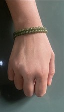 Collana malachite color usato  Milano