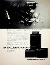 1978 Gallien Krueger amplificadores de guitarra 210G 212G 400GT - anúncio vintage comprar usado  Enviando para Brazil