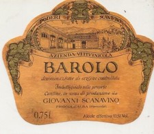 Barolo giovanni scanavino usato  Monza