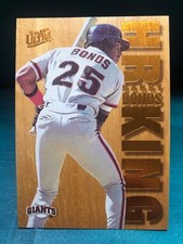1996 FLEER ULTRA WOOD GRAIN HR KING BARRY BONDS GIANTS Redemption Exchange RARO comprar usado 1996 FLEER ULTRA WOOD GRAIN HR KING BARRY BONDS GIANTS Redemption Exchange RARO comprar usado  Enviando para Brazil