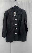 Jaqueta de couro preta masculina tamanho XXL comprar usado  Enviando para Brazil