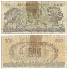 Rarissima 500 lire usato  Nonantola