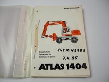 Używany, Atlas 1404 M Bagger Series 141 Lista części zamiennych Lista części Katalog sztuk 1994 na sprzedaż  Wysyłka do Poland