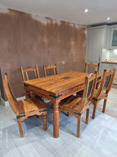 Seater solid wood for sale  CHORLEY