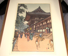 Hiroshi yoshida woodblock for sale  Selkirk