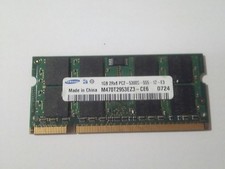 Mémoire Pc Portable 1Go RAM DDR2 SODIMM SAMSUNG PC2 5300S M470T2953EZ3-CE6 na sprzedaż  Wysyłka do Poland