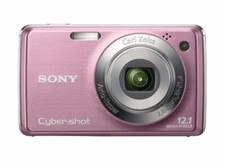 Câmera Digital Sony Cyber-Shot DSC-W210 12.1MP CCD Vintage Rosa comprar usado  Enviando para Brazil