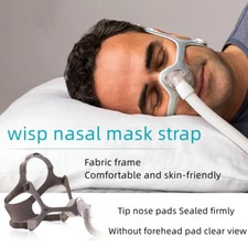 Máscara nasal Wisp armação de tecido respirador apneia do sono faixa de cabeça anti-ronco CPAP comprar usado  Enviando para Brazil