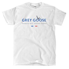 Camiseta Branca Vodka Grey Goose - Envio Rápido! Alta qualidade!, usado comprar usado  Enviando para Brazil