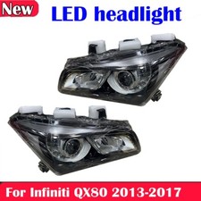 Novo Para Infiniti QX80 LED Lâmpada de Cabeça Adaptativa 2014 2015 2016 2017 comprar usado  Enviando para Brazil