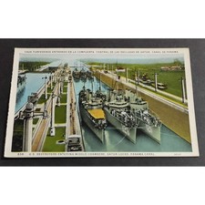 Cartolina panama canal usato  Alessandria