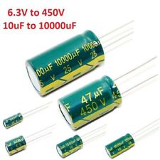 Capacitor eletrolítico radial alta frequência BAIXA ESR vários valores e tensão, usado comprar usado  Enviando para Brazil